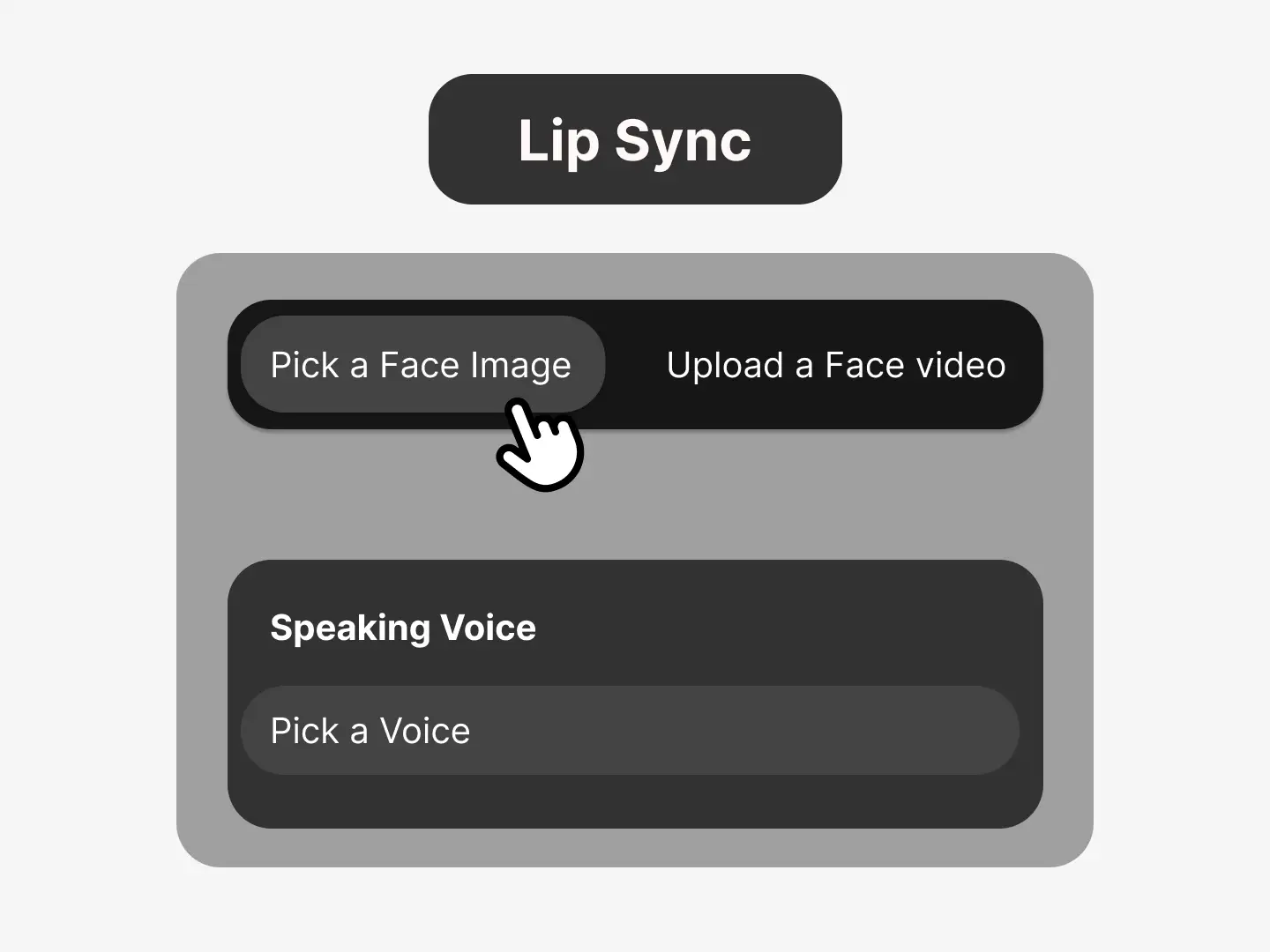Input Texts and Determine Voice