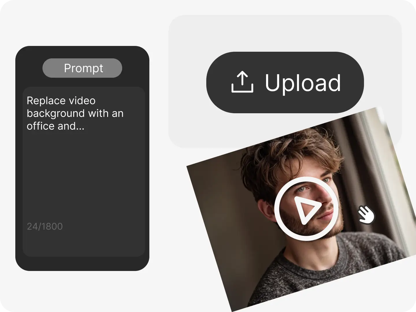 Upload Your Material and Enter a Prompt