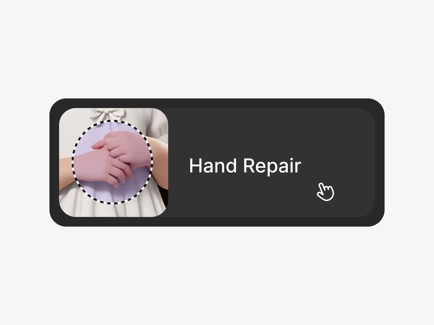 Open AI Editor and Select Hand Repair Option