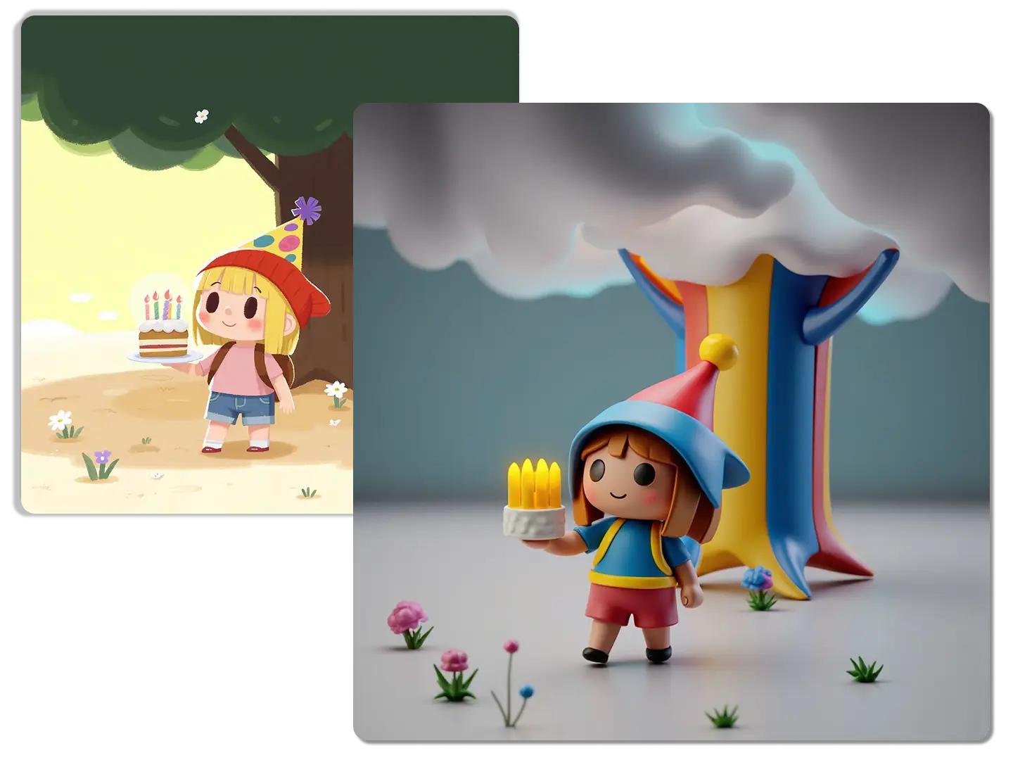 Convert Flat Photos into Realistic 3D