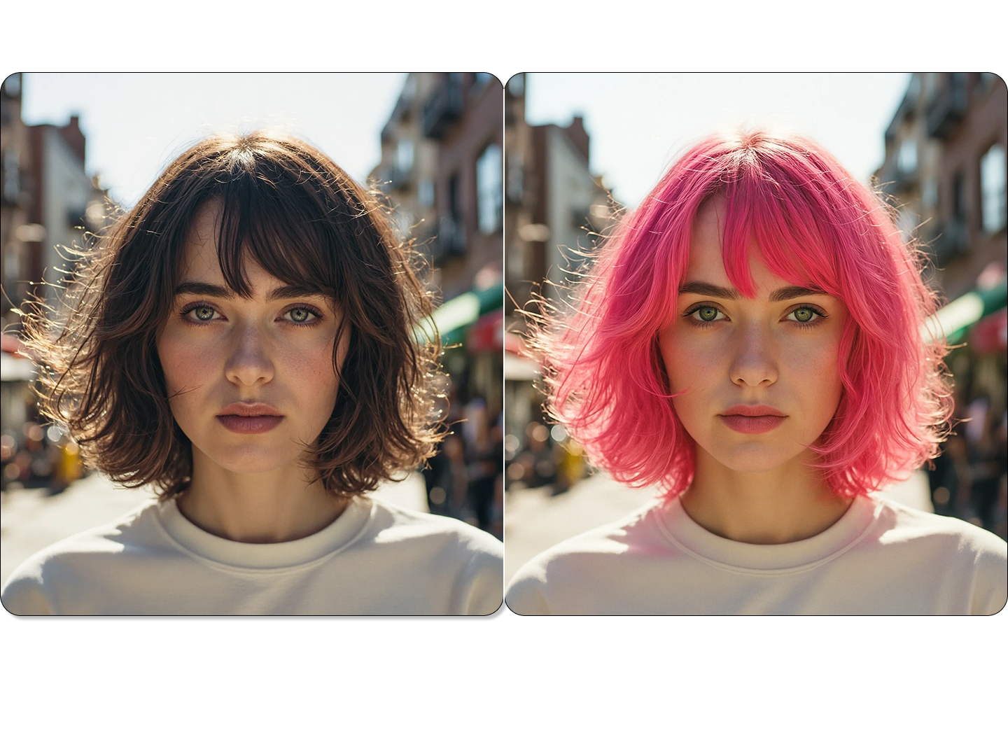 Experiment with Hair Colours