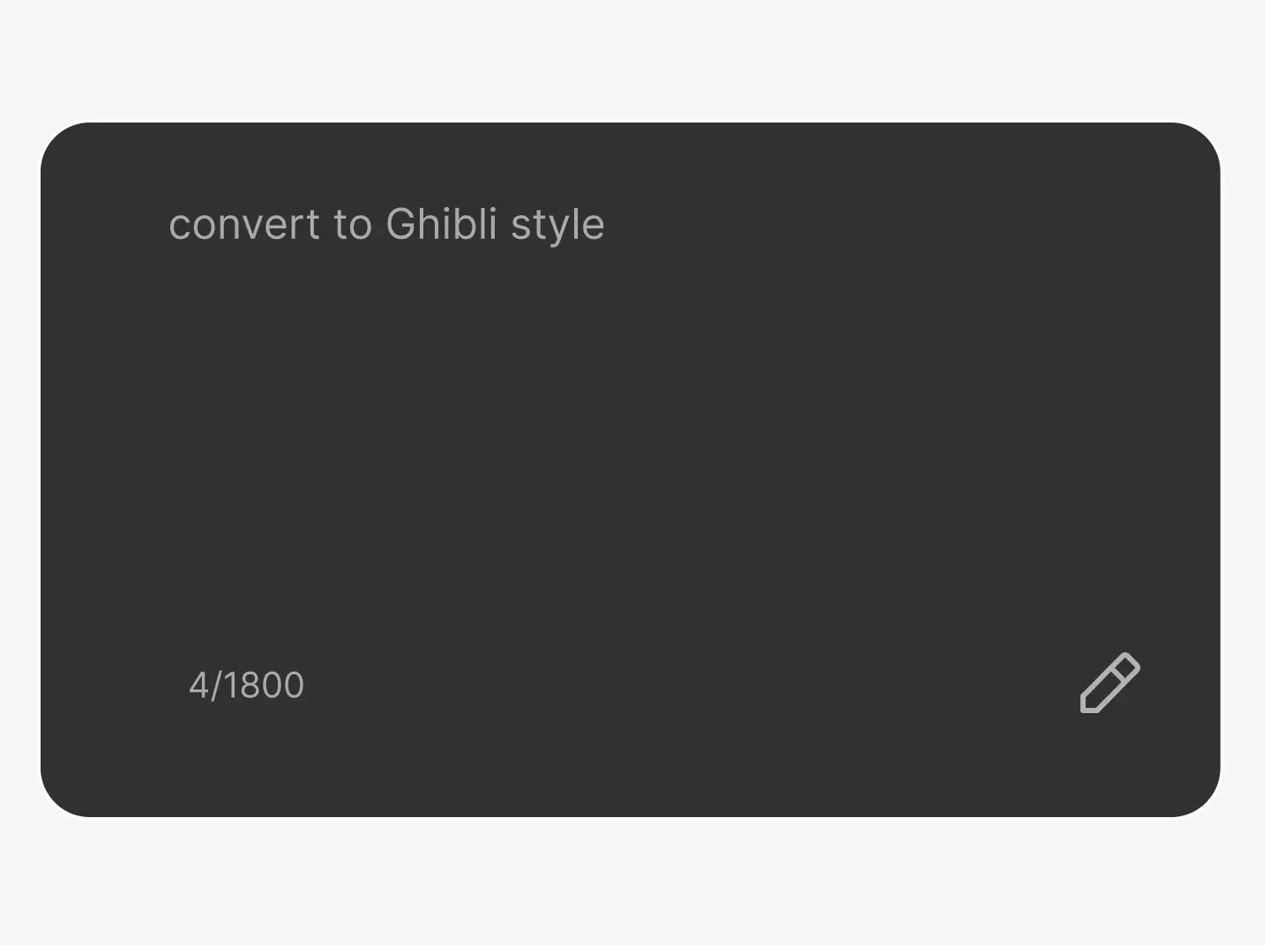 generate ghibli style image