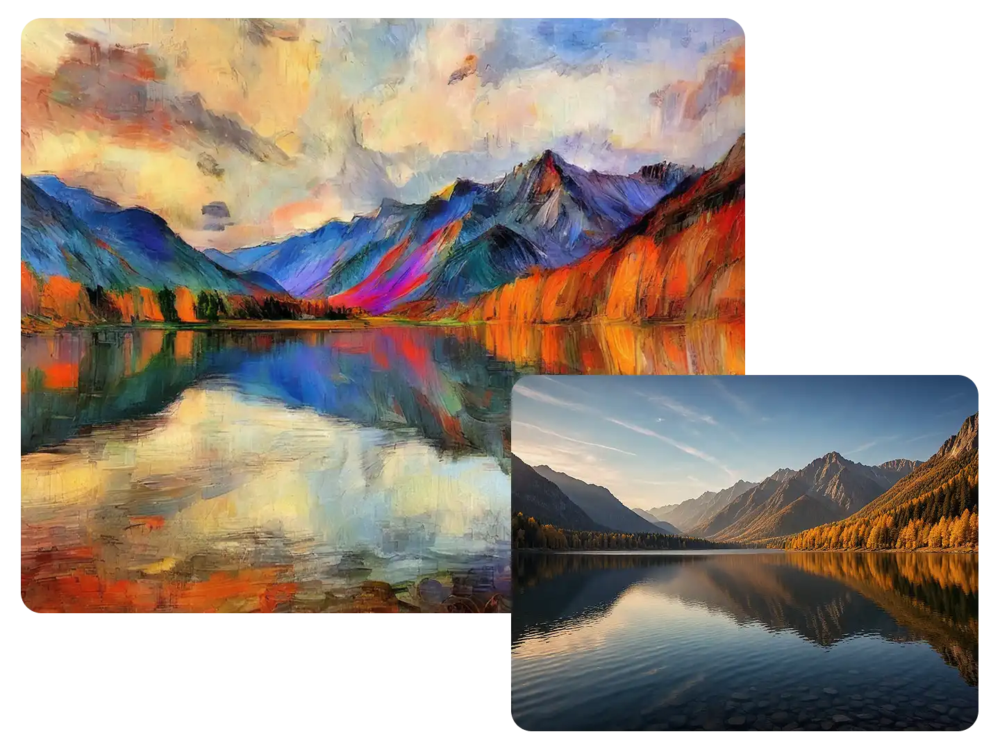 Paint Photos into Oil Artworks