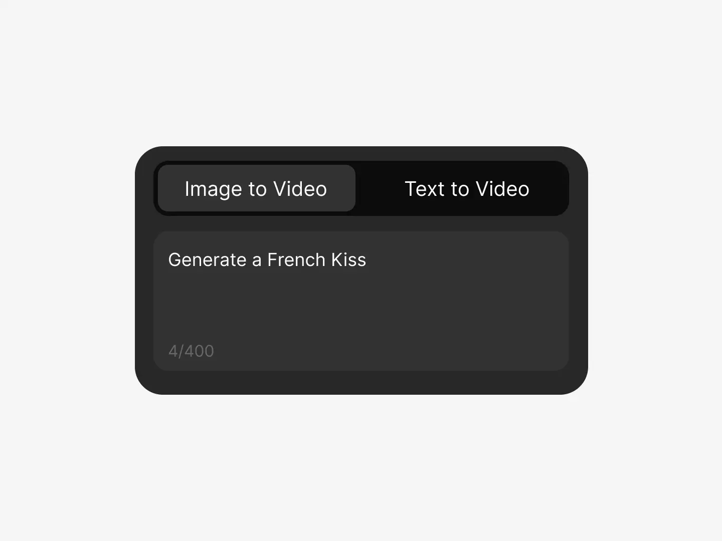 Transform the Image to Kissing Video