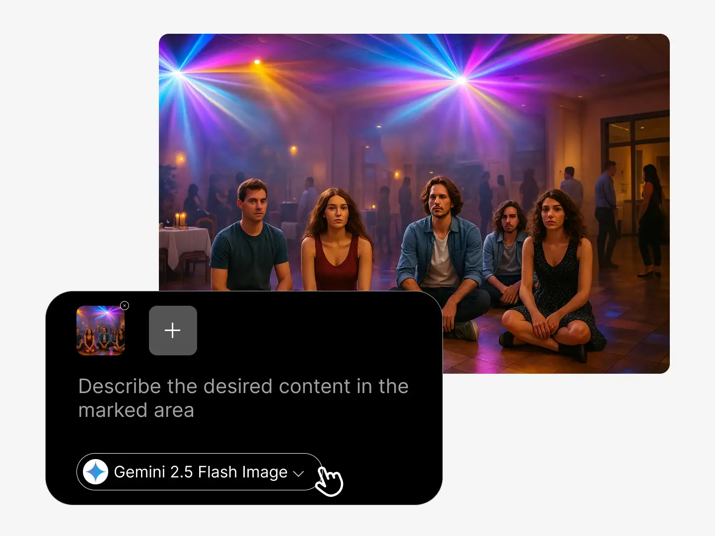 Choose Gemini 2.5 Flash Image
