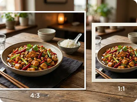 Stretch Image of Food for Menus & Blogs