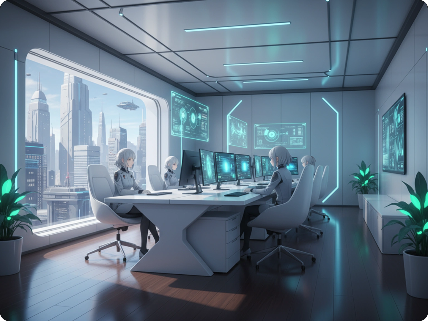 Design event posters with vibrant anime backdrops