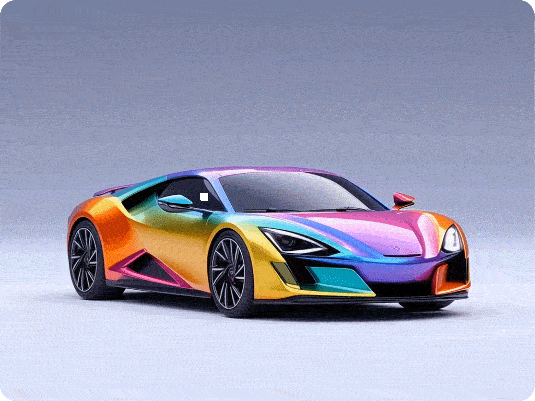 Abstract AI Car Visuals