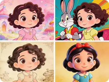Generate Multiple Cartoon Styles Instantly
