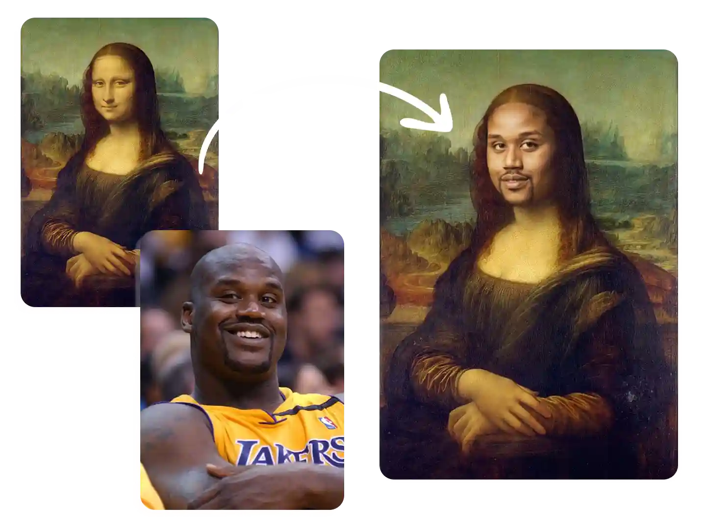 Image showing artistic face morph