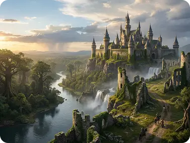 Fantasy Image Generator — Landscapes and Worlds