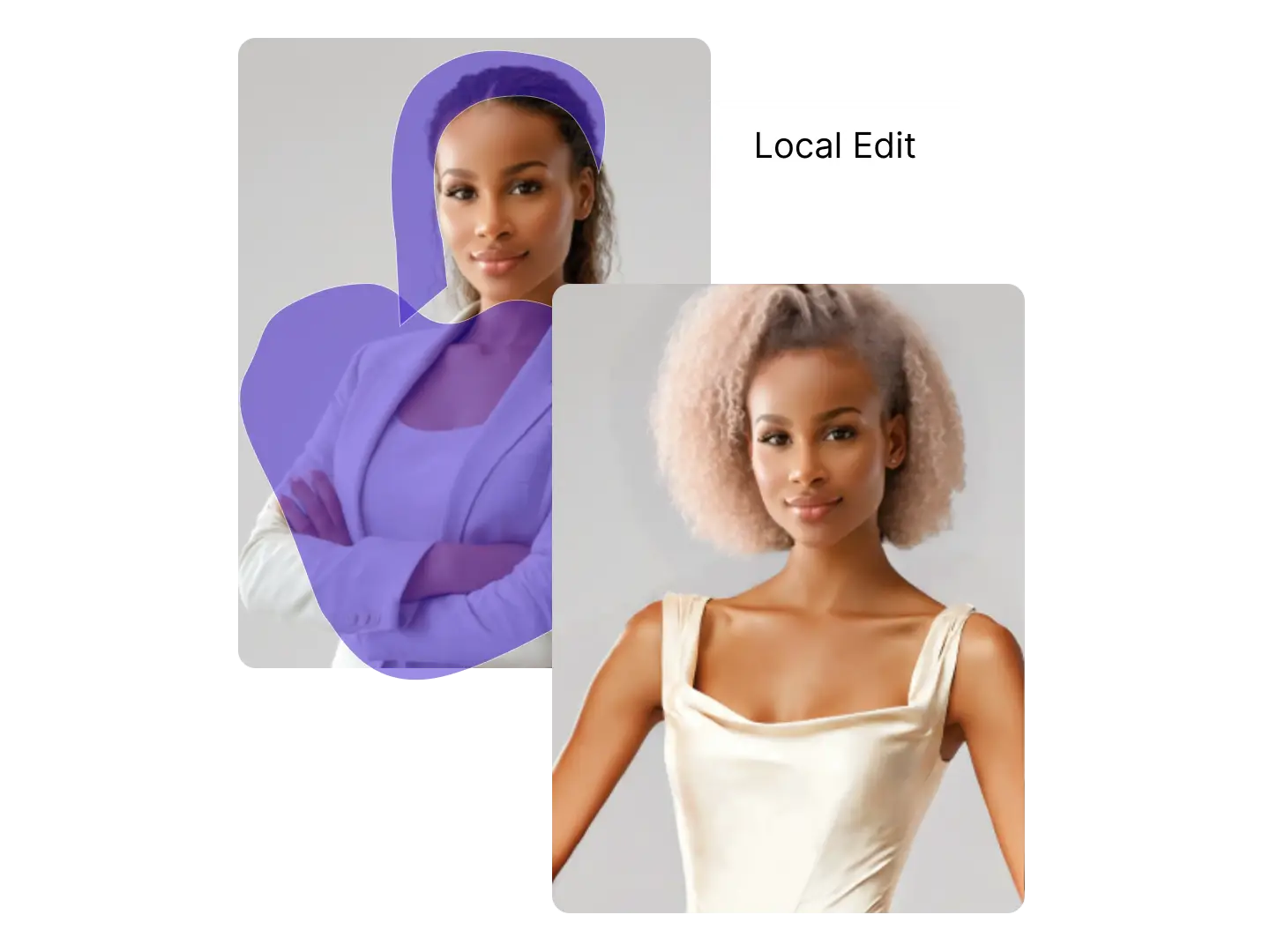 Dzine's AI image editor can specify the area to modify