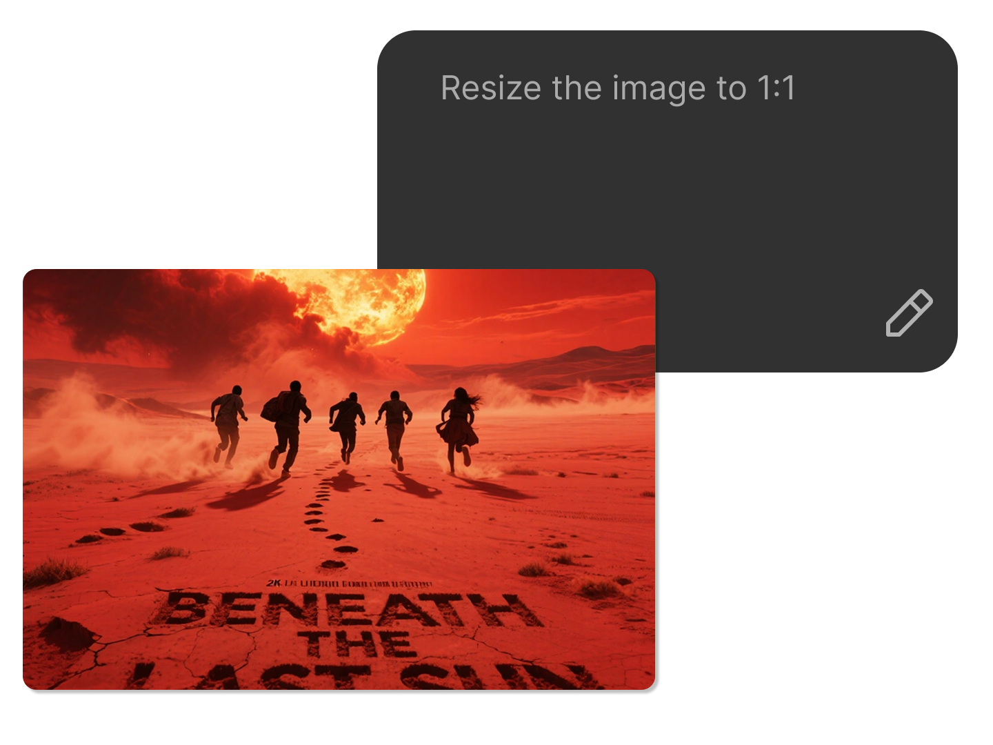 Chat editor for complex tasks