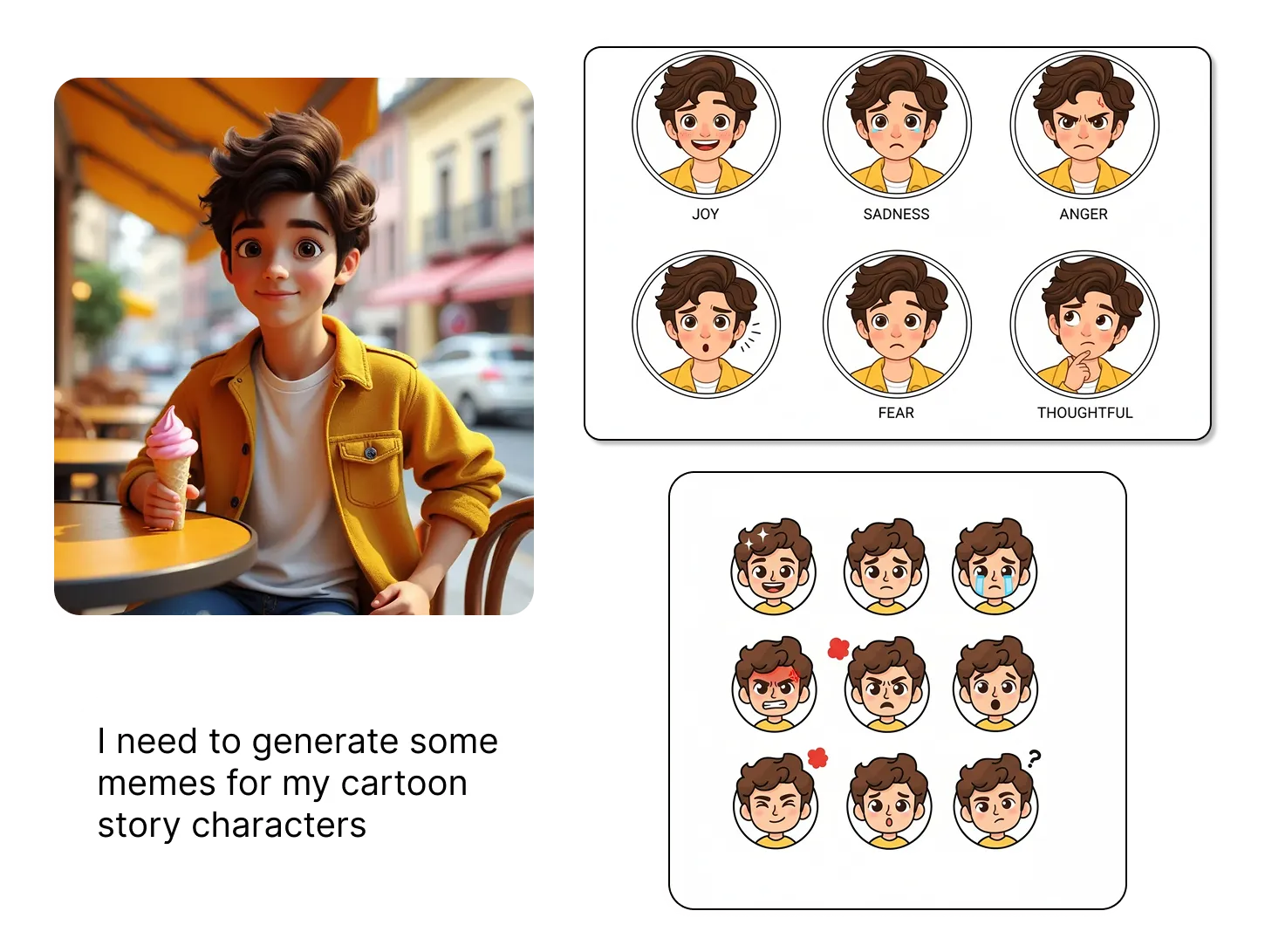 A fluffy gray kitten wearing a chef hat