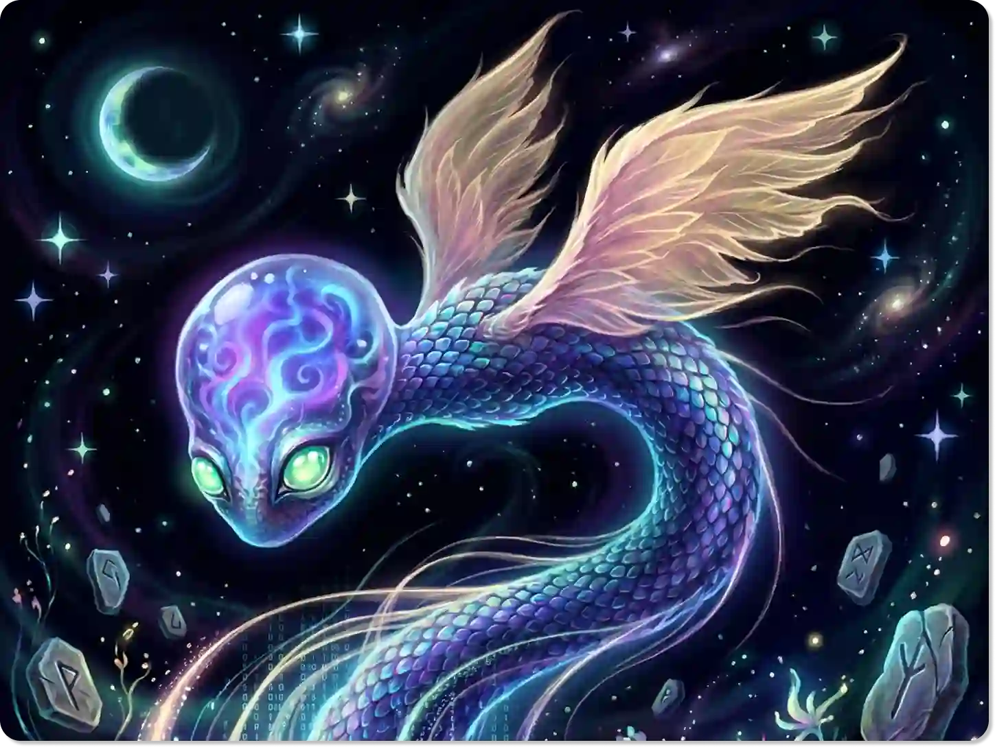 Empty image placeholder for AI monster generator