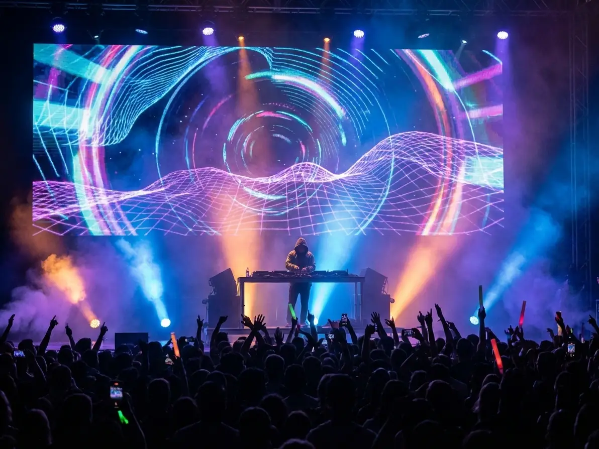 AI-Generated Backdrops for Live Shows