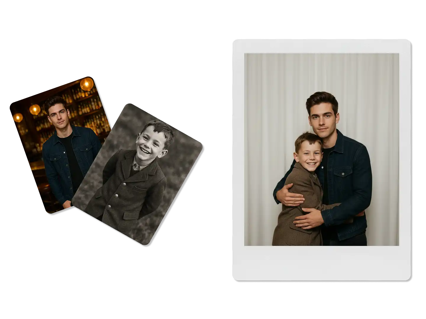 Dzine's AI Polaroid photo geenrator can enerate Polaroid-Style Photo in Seconds