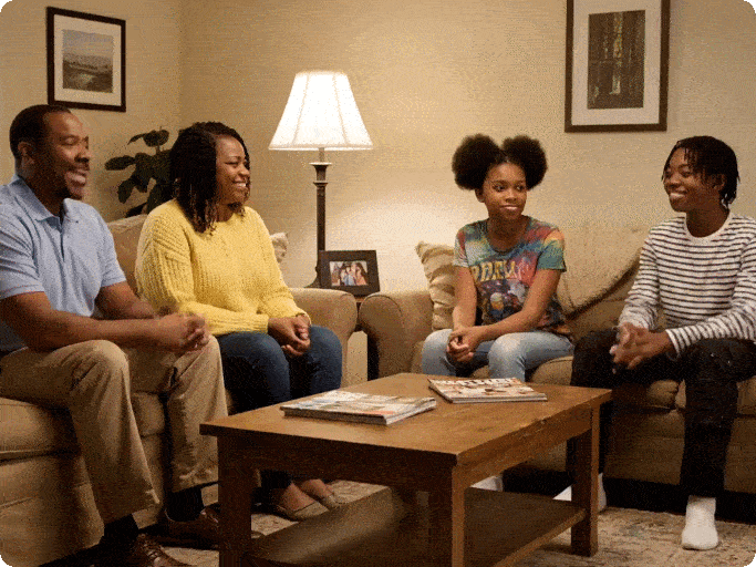 Multiple AI spokespeople in conversation