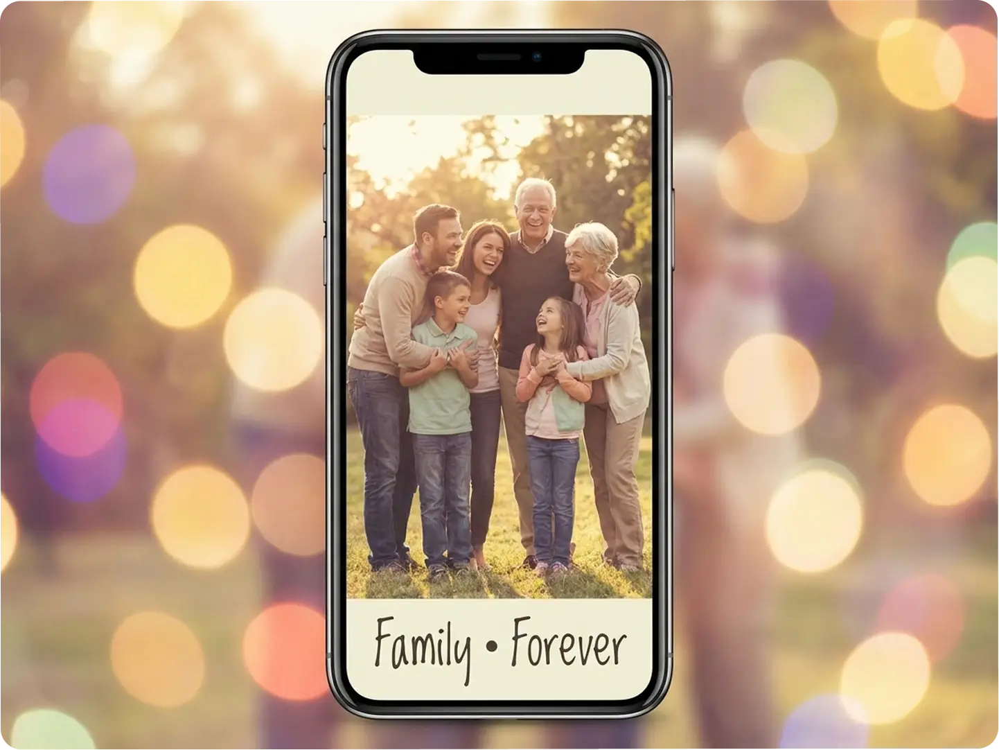 AI-generated phone wallpaper