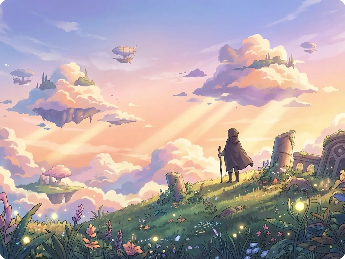 AI-generated desktop wallpaper