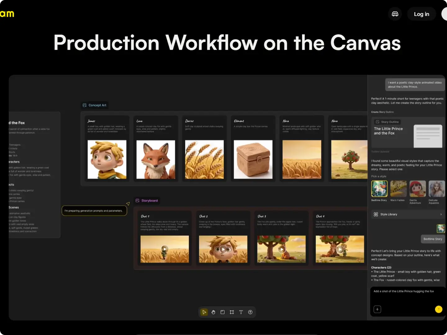 3d animation canva workflow