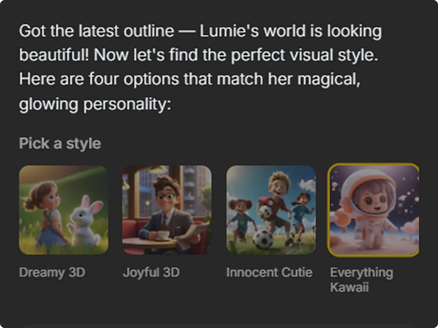 3D animation style library