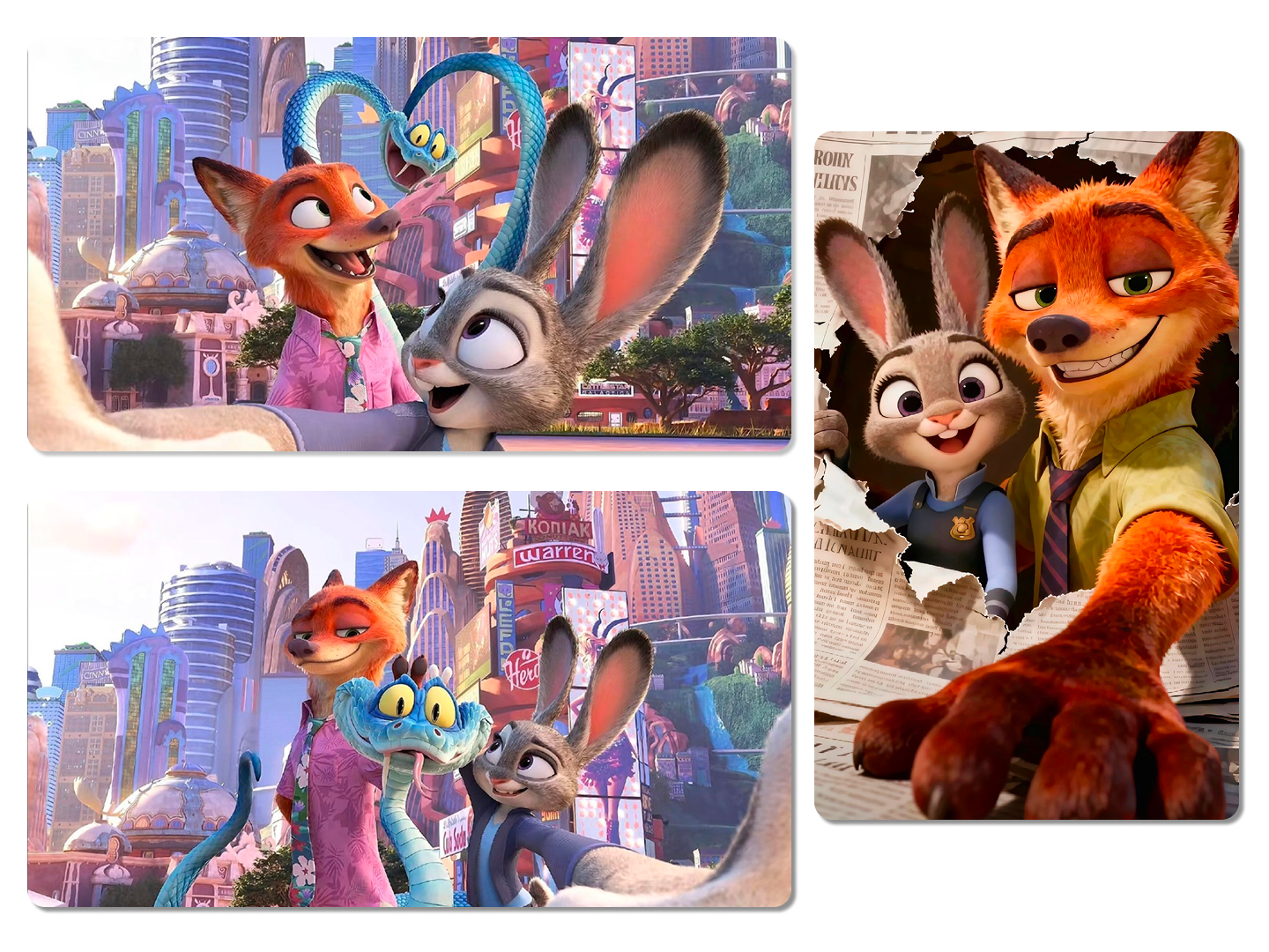 Generate Zootopia 2 character wallpapers