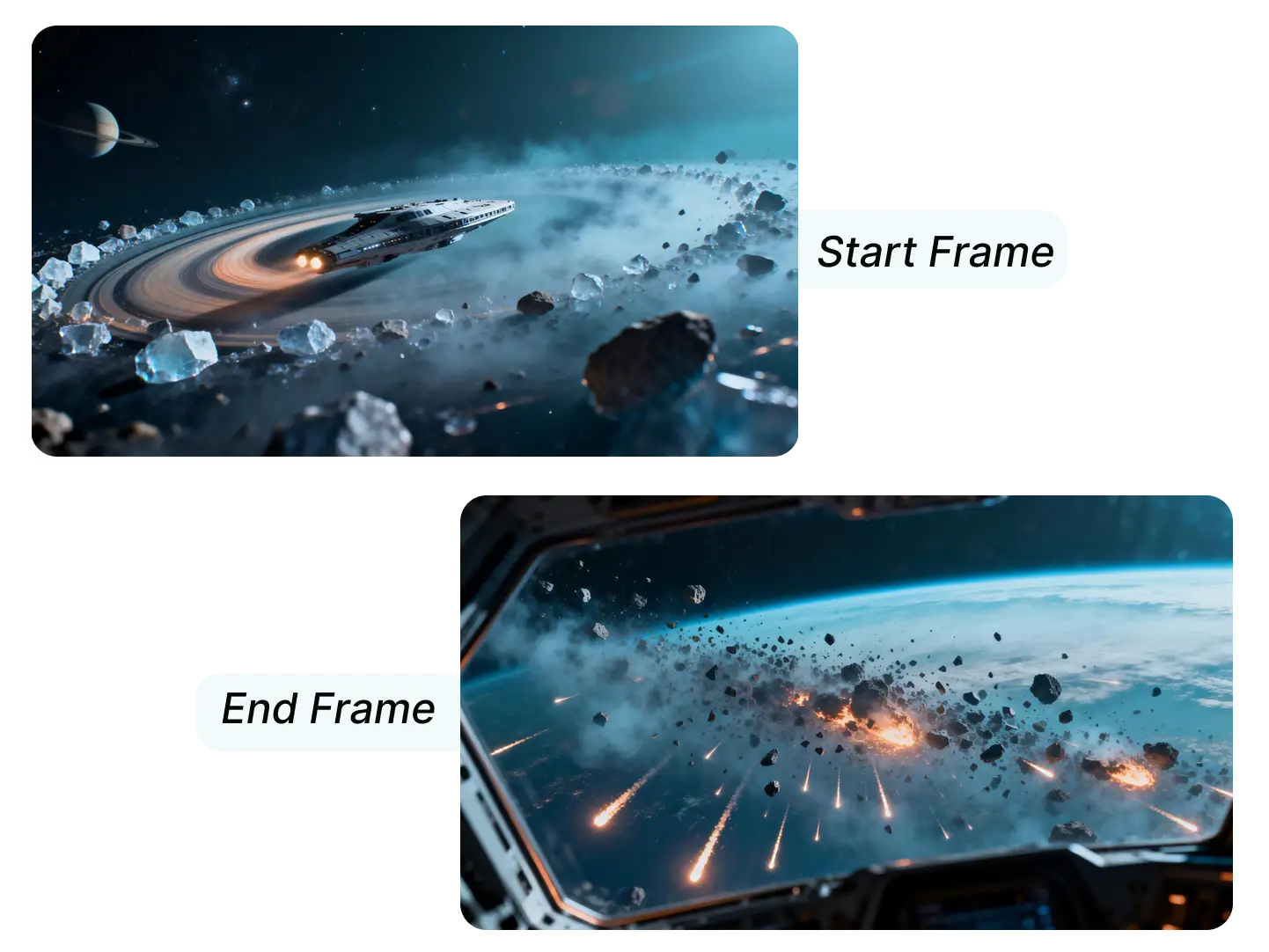 Start & end frames