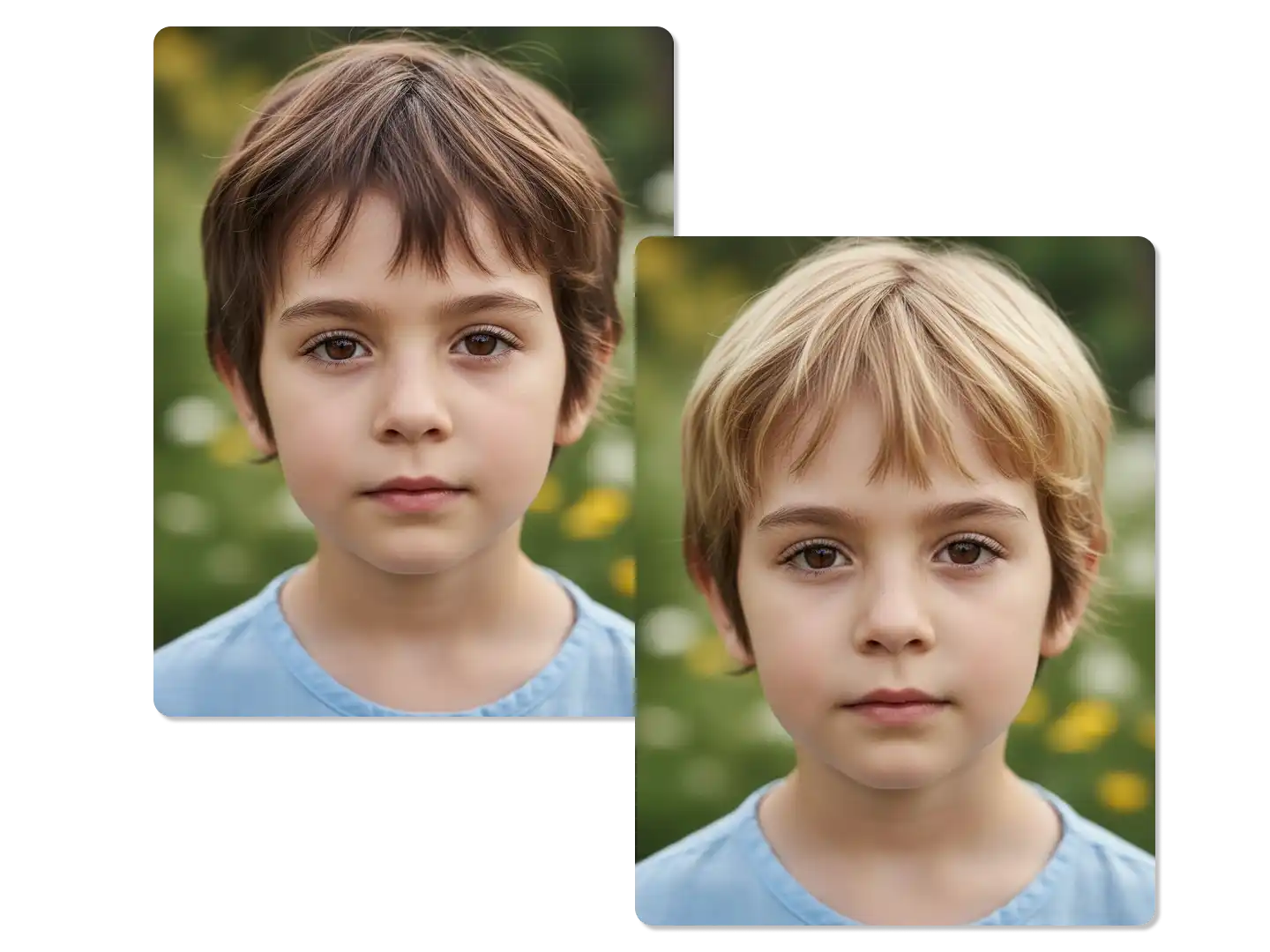 Visualize highlights, balayage, and ombre effects