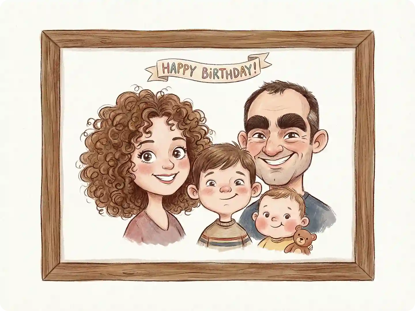 Personalized gift caricature