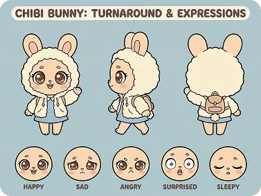 Build Full Character Sheets for Fan Comics and Zines