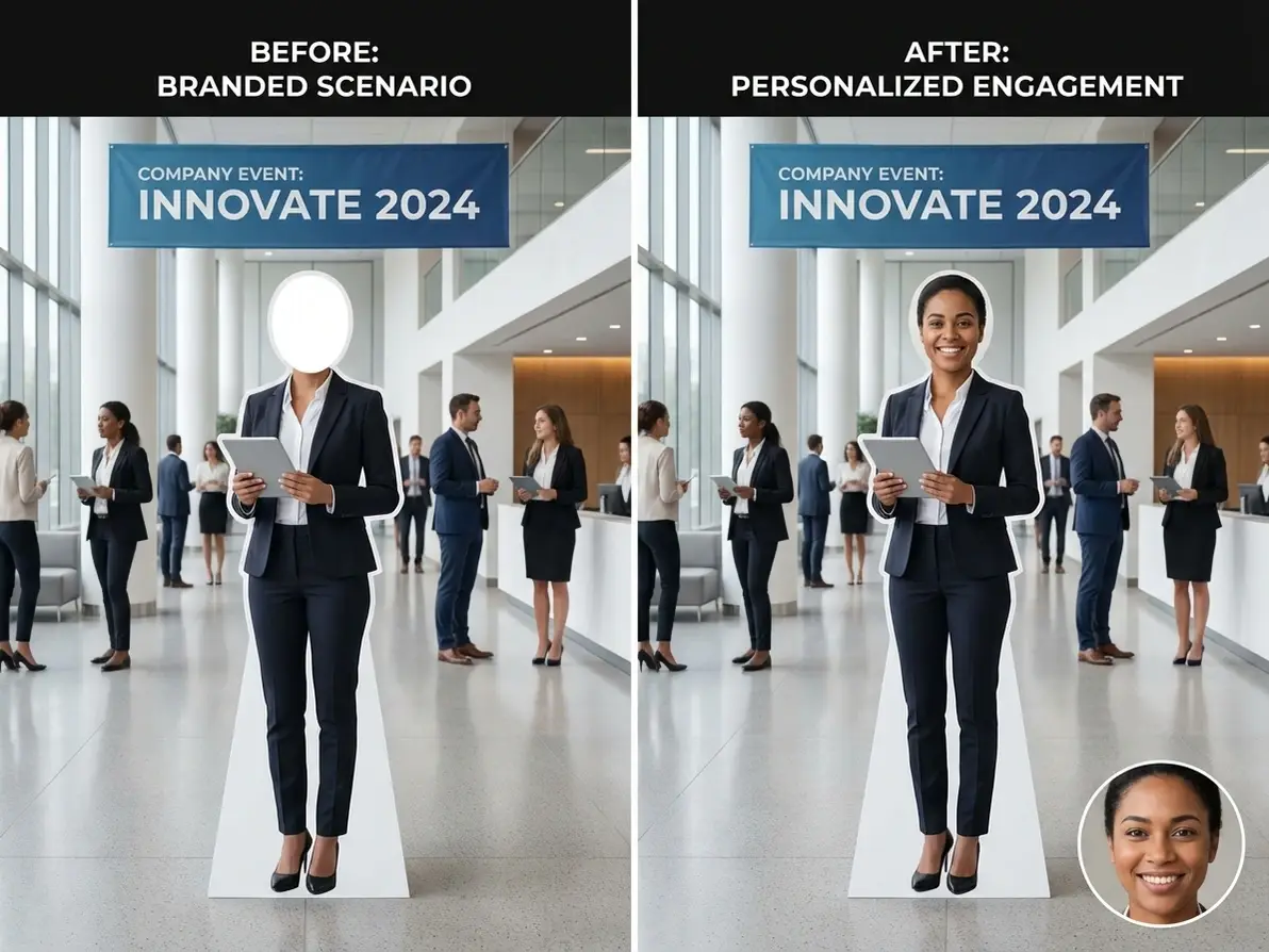 Create Branded Face-in-Hole Marketing Assets