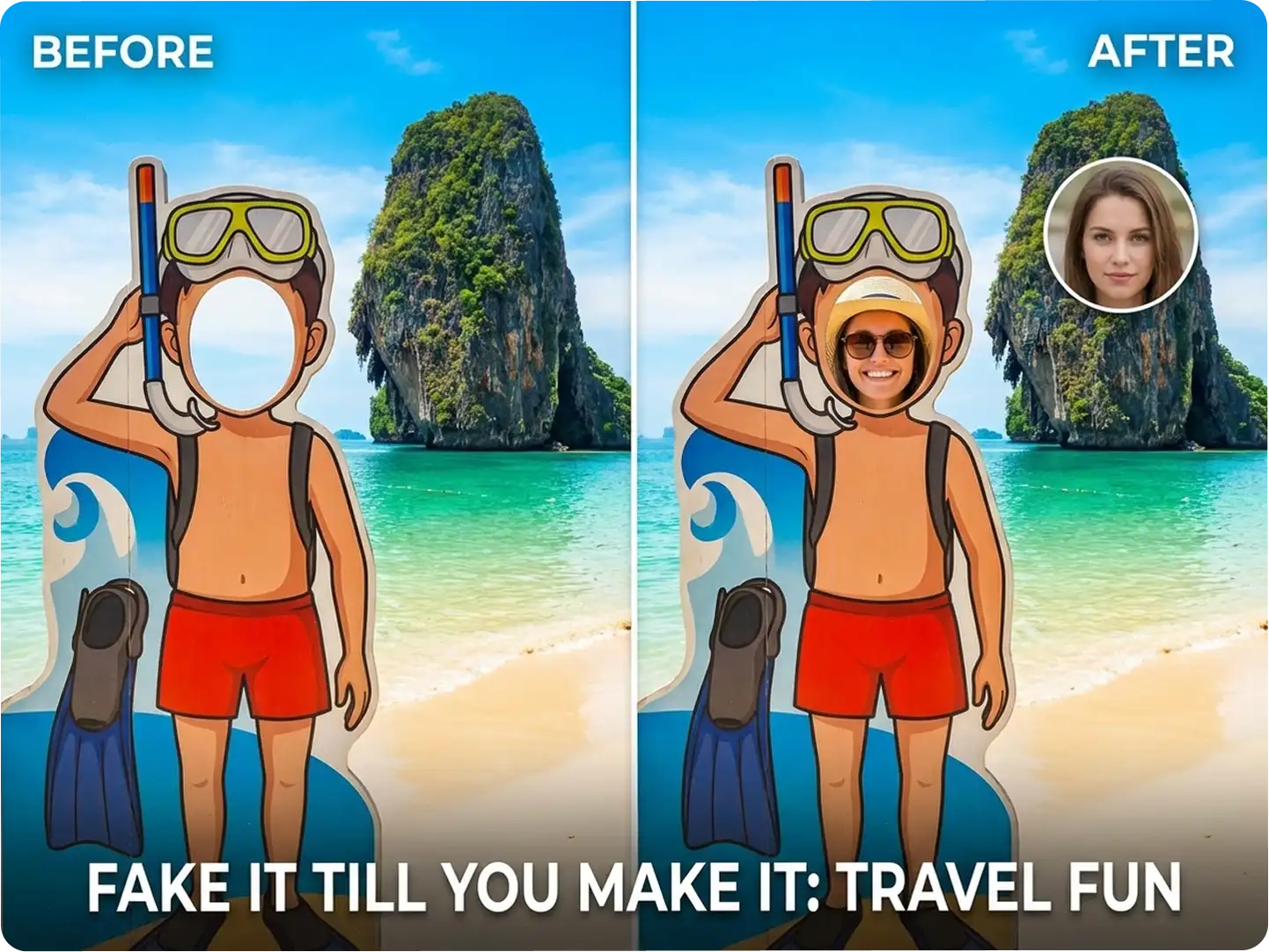 Travel face in hole scenarios