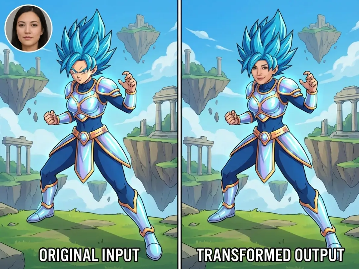 Anime & Cartoon Face Swaps