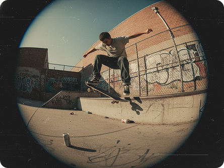 Nostalgic Fish Eye Lens Filter