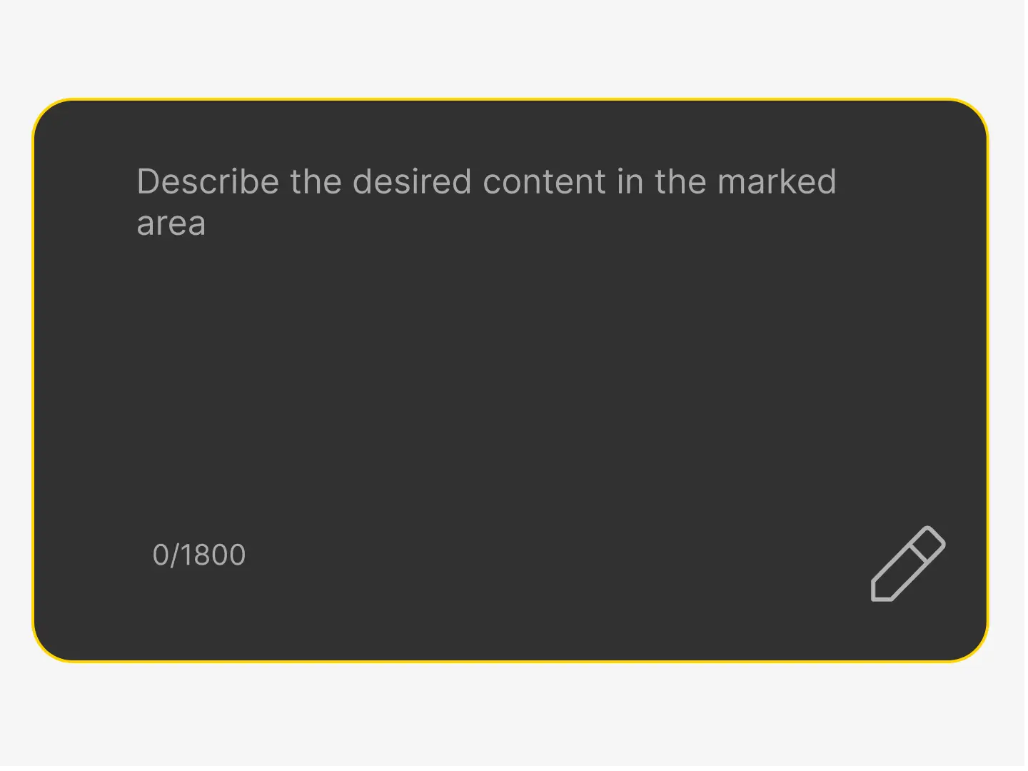 Step 1: Input your instructions