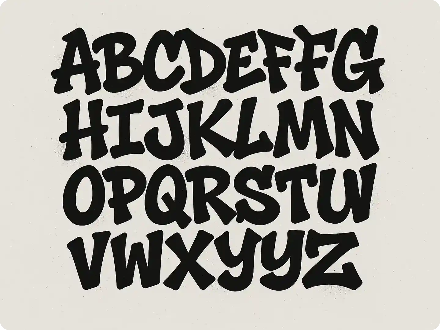 Graffiti font generator