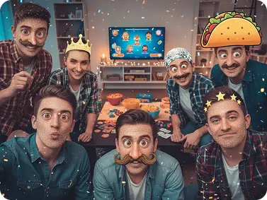 Playful Filters for Group Photos