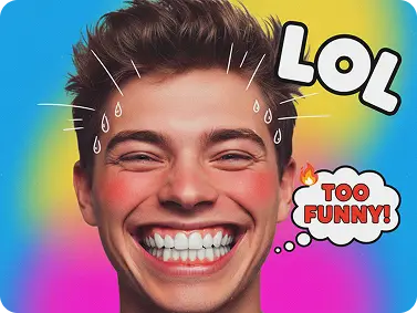 Meme face exaggeration funny filter