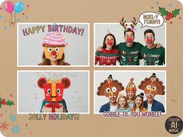 Silly Filters for Birthday/Holiday Cards