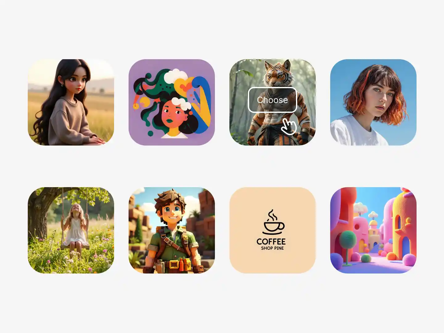 step 1 of using Dzine AI furry generator is choosing furry as effect