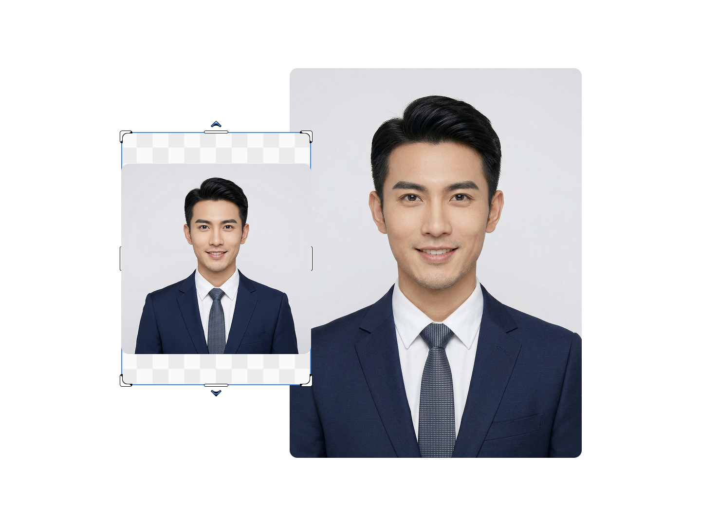 Stretched portrait for social media