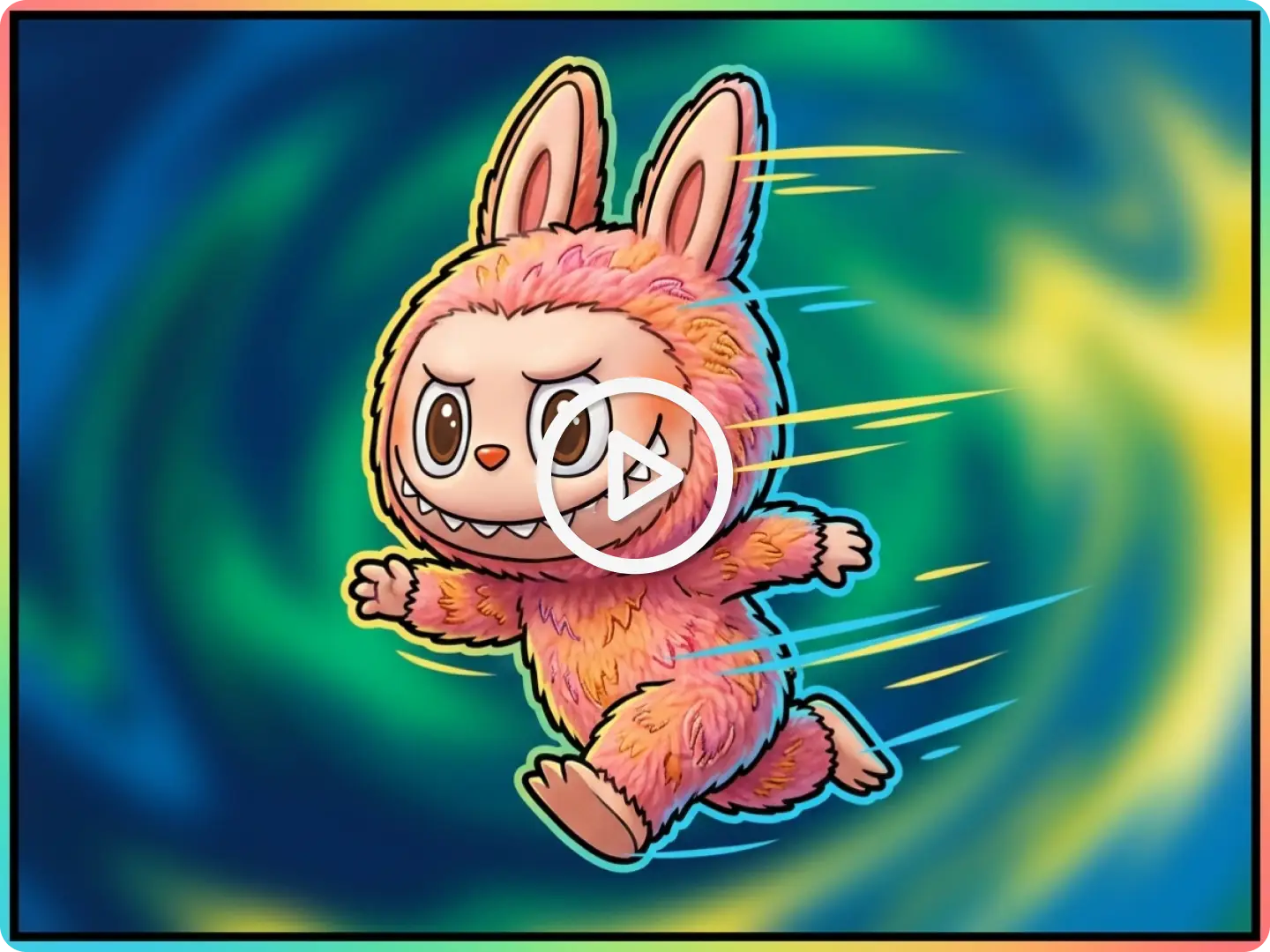 Labubu animation video made with Dzine AI