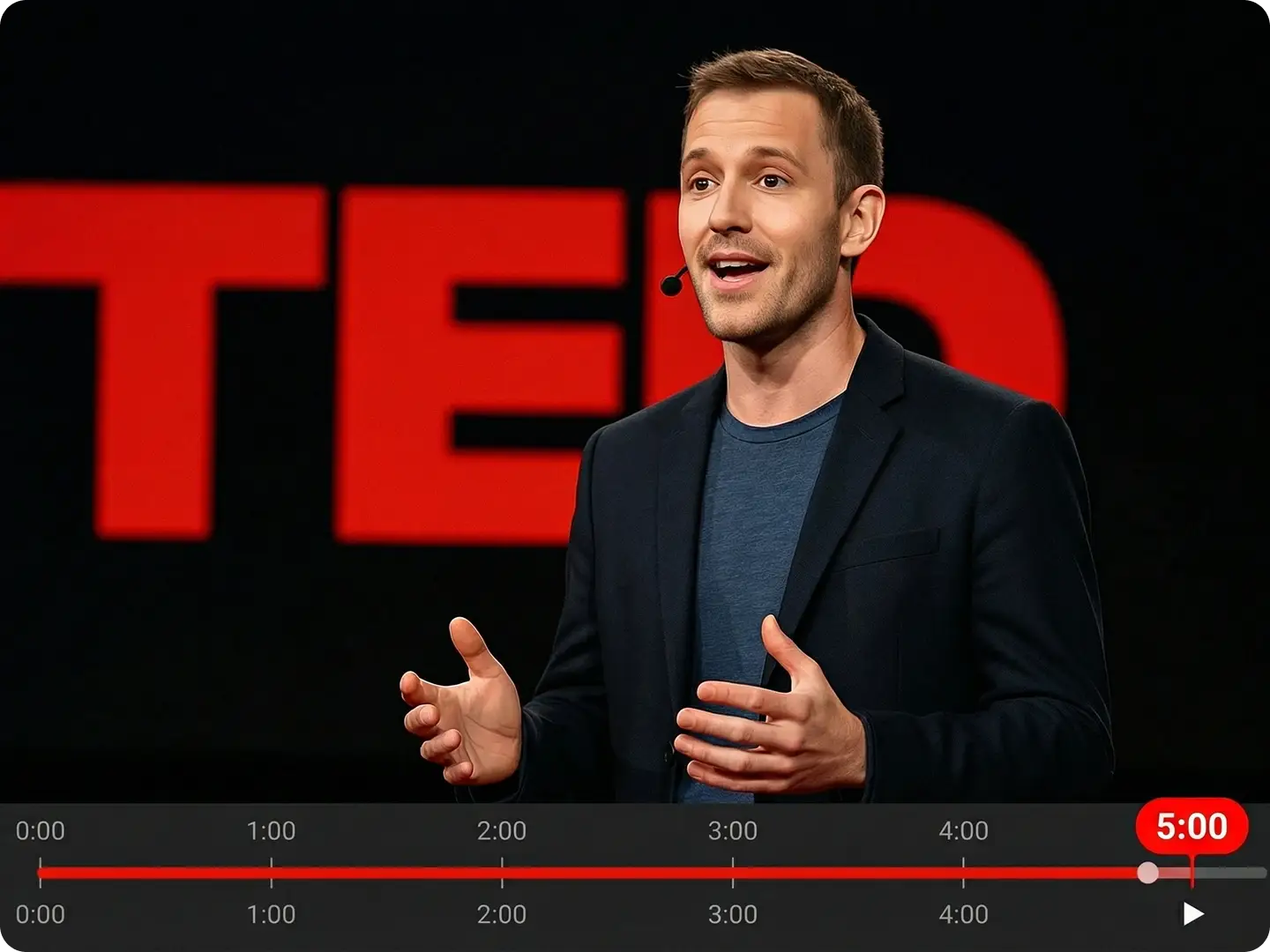 Continuous 5-minute dialogue videos