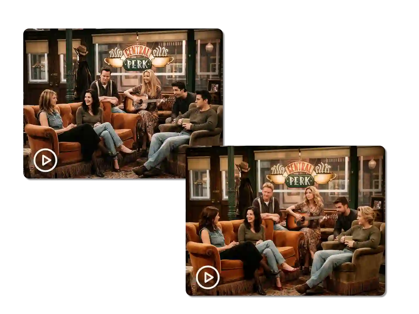 Replace Entire Casts in Movie Scenes