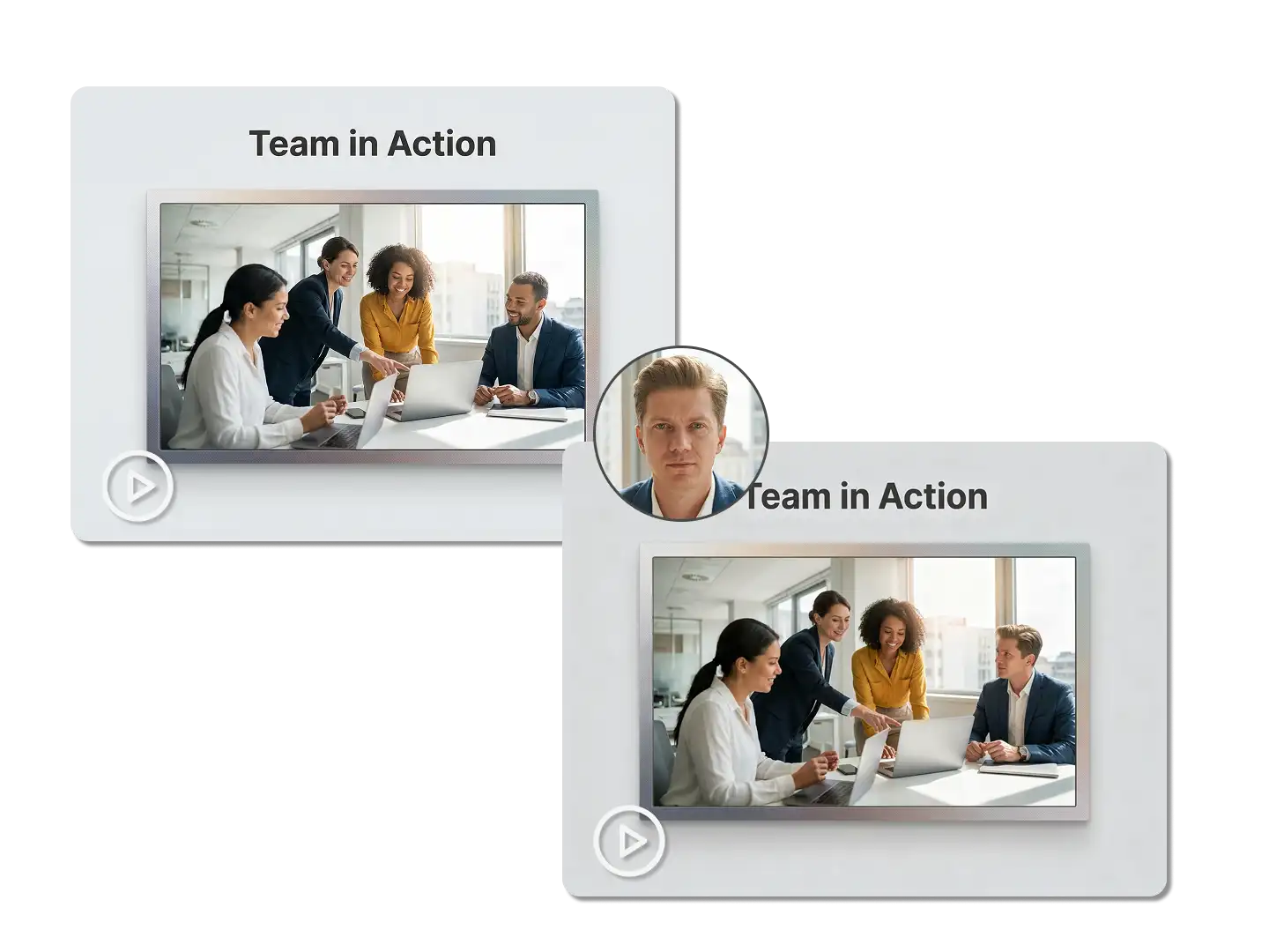 Perfect for Team Videos and Presentations