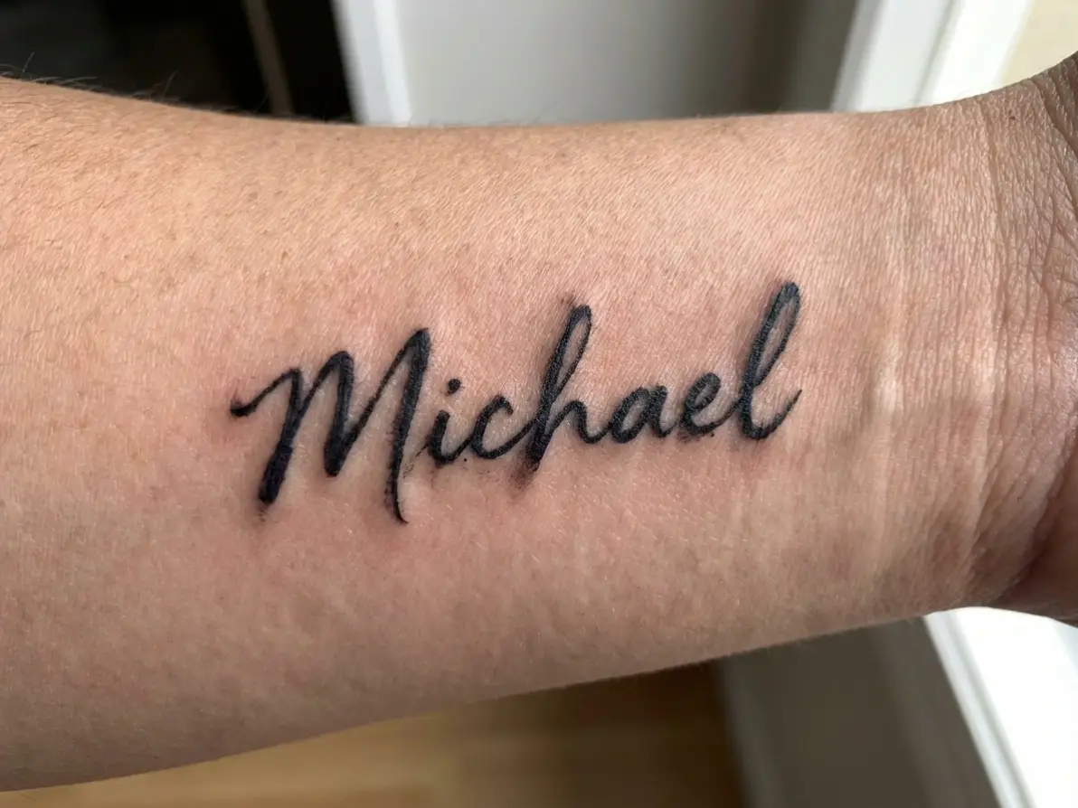 Personal Handwriting Name Tattoos