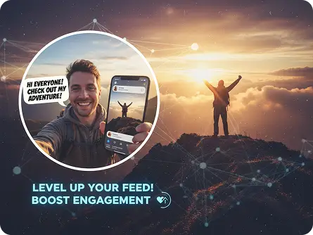 Overlay Images for Viral Social Posts