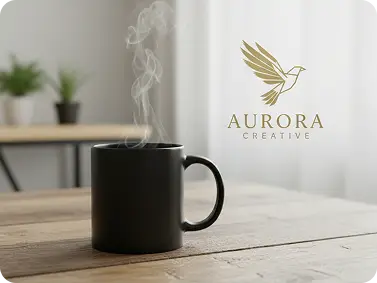 Branding image overlay with logo on product photo