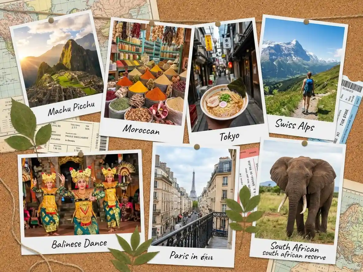 Craft Travel Photo Collages